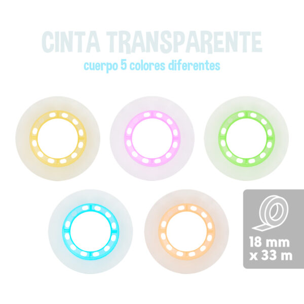 Cinta Adhesiva Transparente - Imagen 2