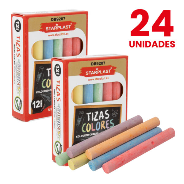 tizas de colores