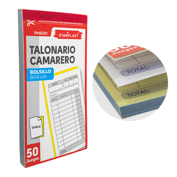 talonario de camarero