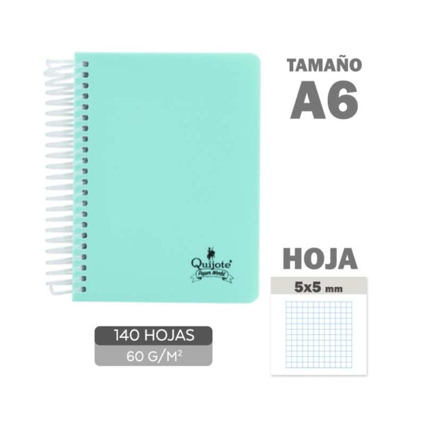 libreta pastel A6