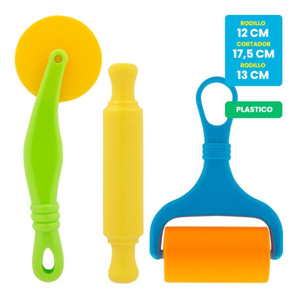 set de plástico de piezas para modelar