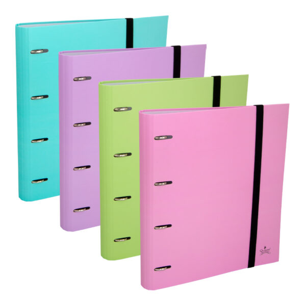 Carpebloc de colores pastel