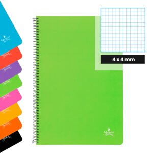 cuaderno de tapa blanda