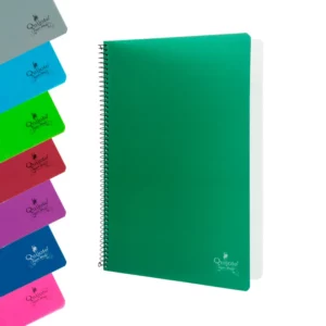 Cuaderno tapa plástico