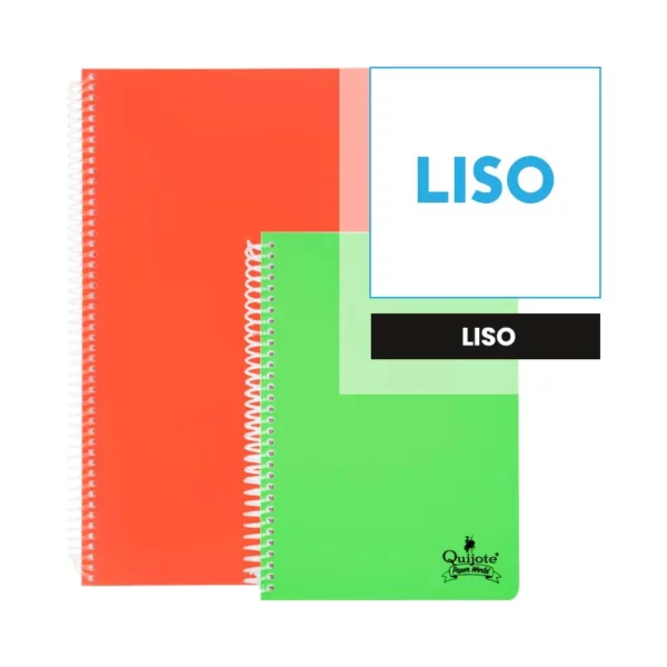 cuaderno tapa plástico