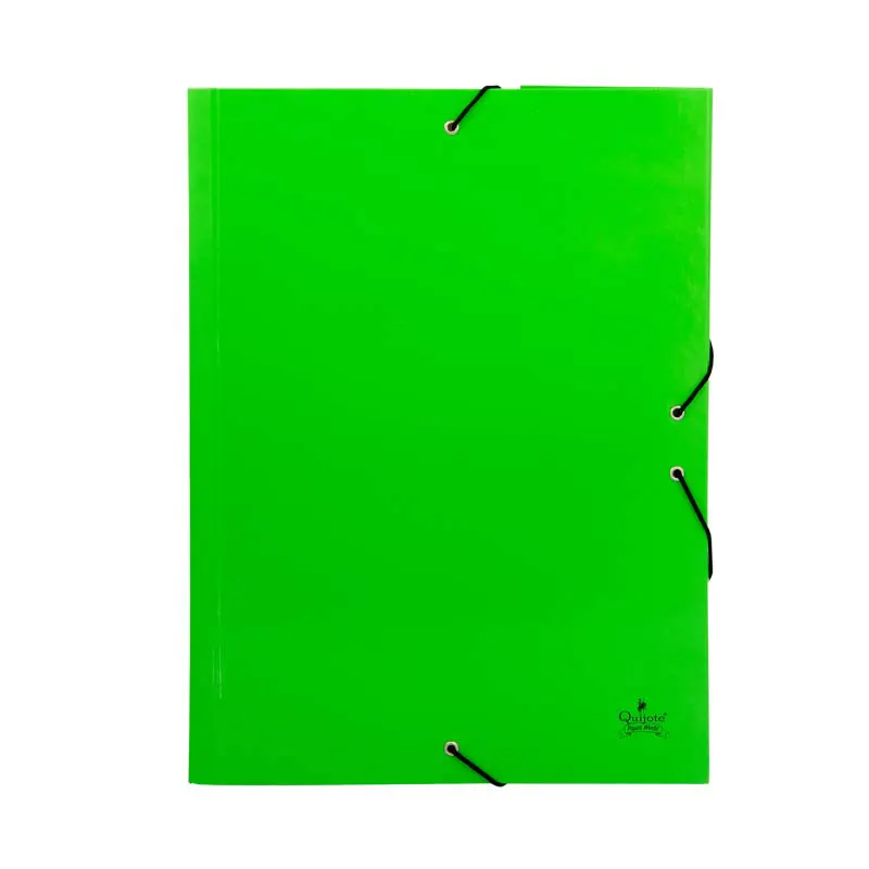 carpeta clasificadora de color verde