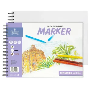 bloc de dibujo para rotulador