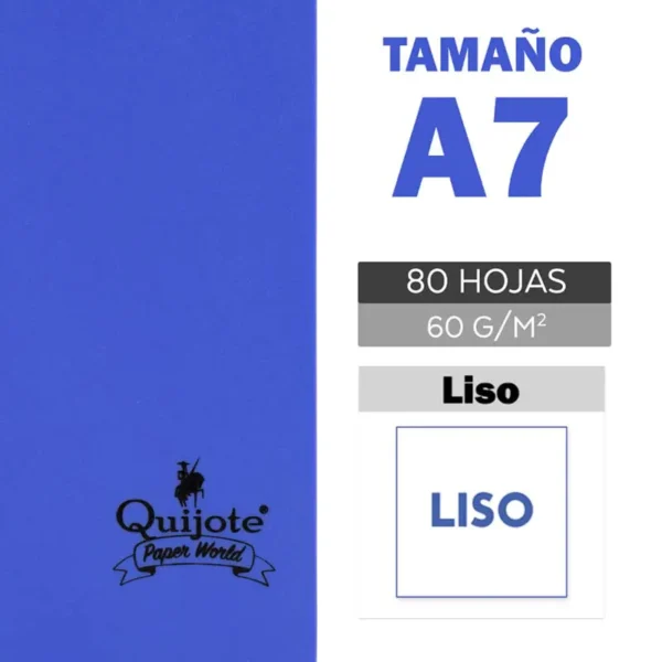 Libreta tamaño A7
