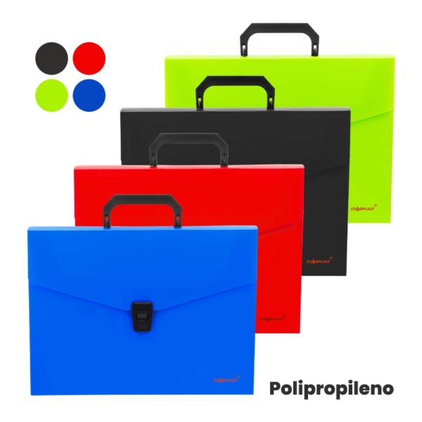 Carpeta maletín A4 con asa - Imagen 2