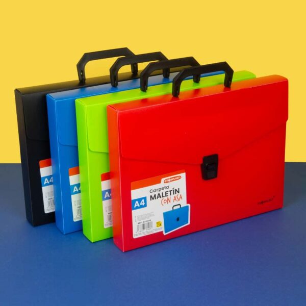 Carpeta maletín A4 con asa - Imagen 4