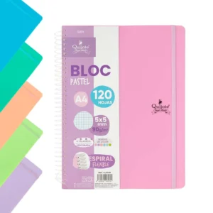 Cuaderno pastel 120 hojas